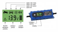 Nabíječka mikroprocesor 3,8Amp 6/12V - 023322