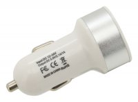 Zástrčka 2xUSB 12-24V 5V/2100mA - 024058