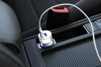 Zástrčka 2xUSB 12-24V 5V/2100mA - 024061
