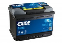 Autobaterie EXIDE 74Ah 680A