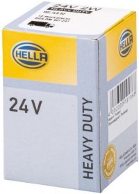 Žárovka HELLA 24V 2W - celosklo - 024968