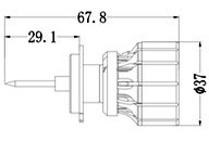 Žárovky LED H7 - 025504