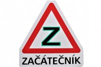 Samolepa "Začátečník" reflexní