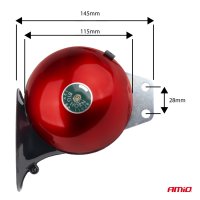 Klakson 12V 2xRED - 025951