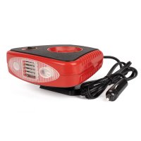 Ventilátor s ohřevem a světlem, 12V