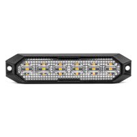 Plochá výstražná blikačka 6x3W LED