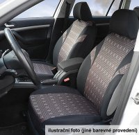 Potahy sedadel sada 9ks POLY modré AIRBAG - 007727