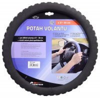 Potah volantu SOFT, šedý - 022560