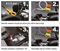 Čerpadlo na odsávání oleje a nafty 12V - 008620