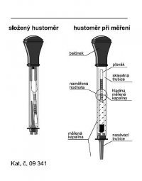 Hustoměr akumulátoru - 009275