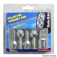 Pojistné šrouby kol B M12x1,50x26mm kuželové sedlo - 010176